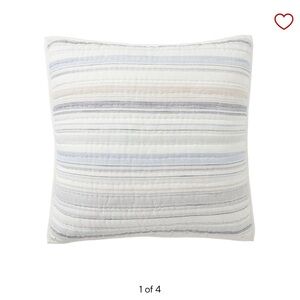 Pottery barn handcrafted quilted euro shams